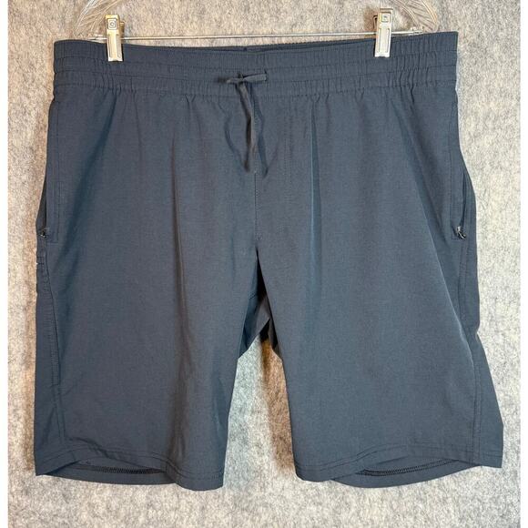 Kuhl Mens Freeflex Shorts Blue XL Drawstring Elastic Waist 10" Inseam 5157 - Picture 2 of 10